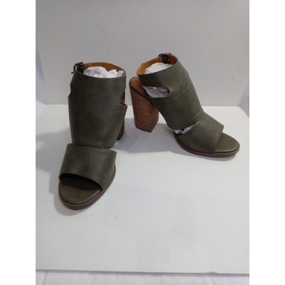 NEW Dolce Vita Babylon Block 4" Heel Sandals Open Toe Ankle Strap Shoes Size 10